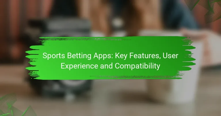Sports Betting Apps: Key Features, User Experience and Compatibility